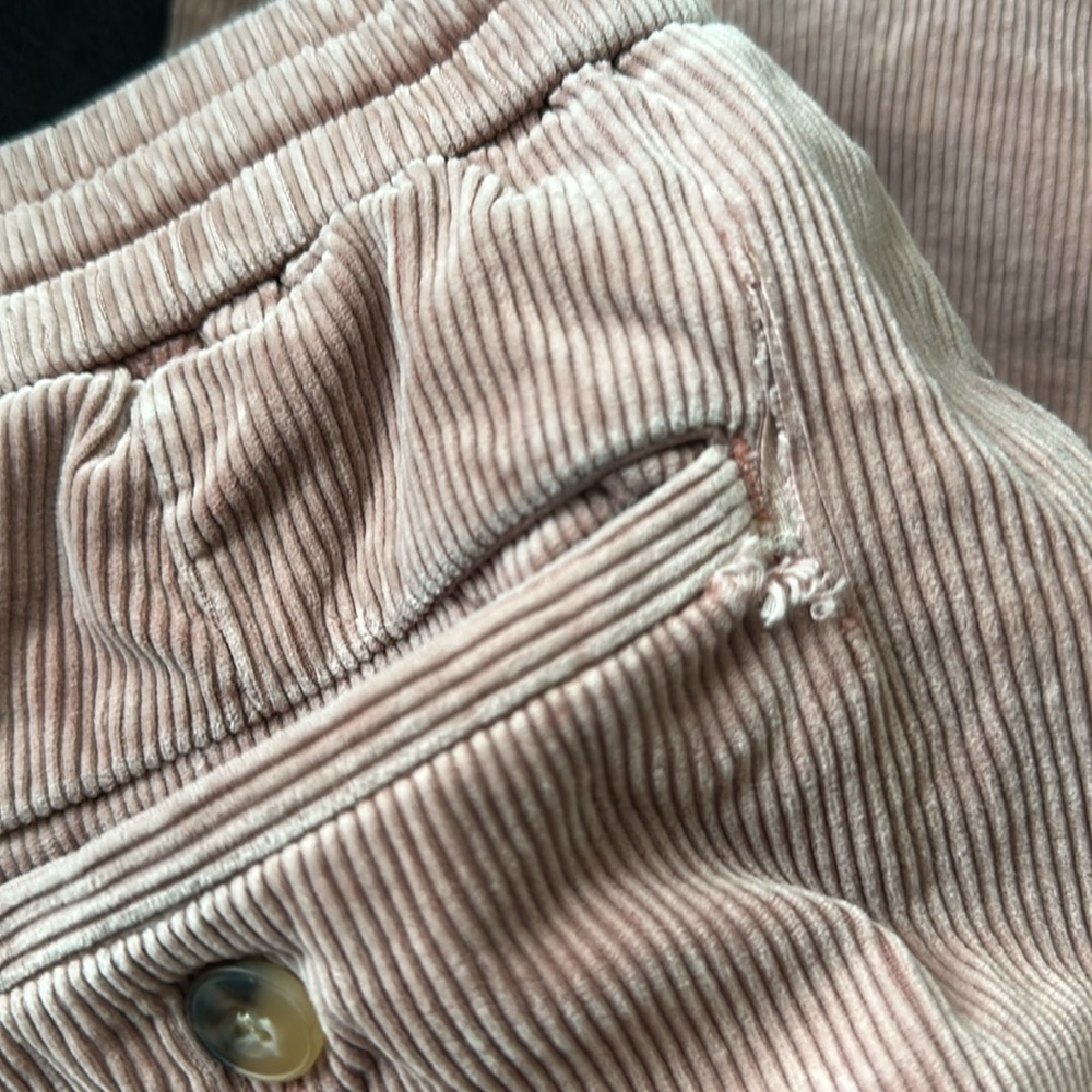Marine Layer‎ pink corduroy pants sz L - Picture 4 of 5